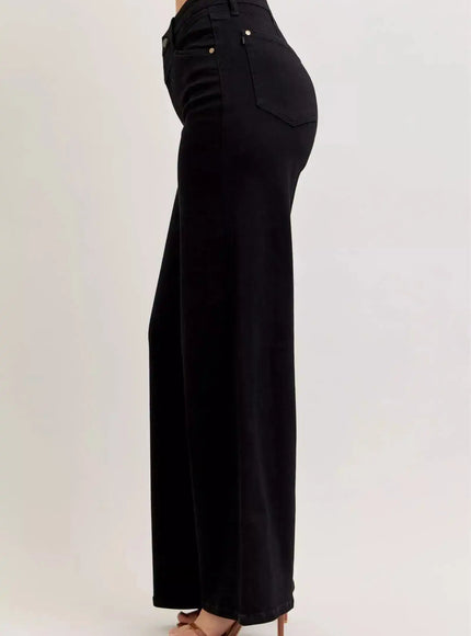 Judy Blue High-Waisted Wide Leg Jeans - Sleekdenim.com