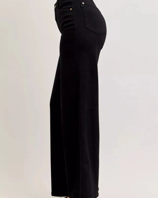 Judy Blue High-Waisted Wide Leg Jeans - Sleekdenim.com