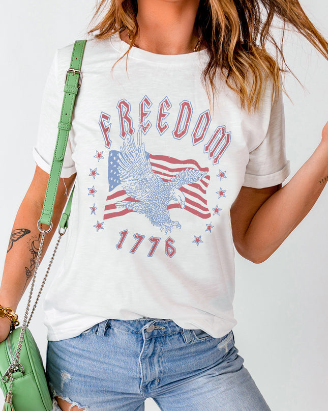 FREEDOM 1776 Graphic Tee - Sleekdenim.com