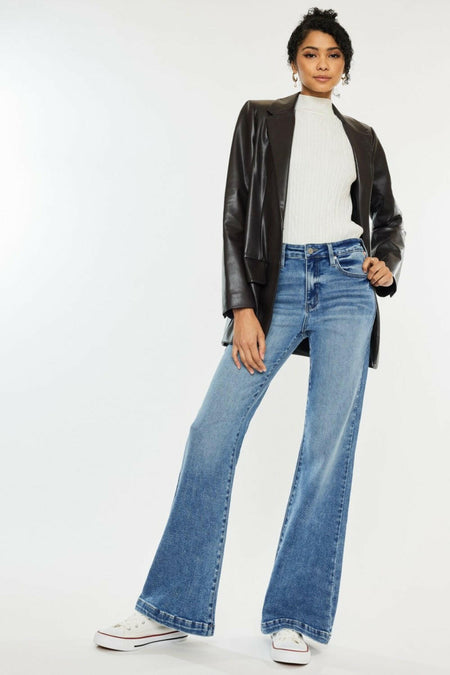 Kancan High Rise Wide Leg Jeans | Sleekdenim.com