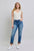 Judy Blue High Rise Medium Wash Non Distressed Slim Jeans with Plaid Patch | Sleekdenim.com