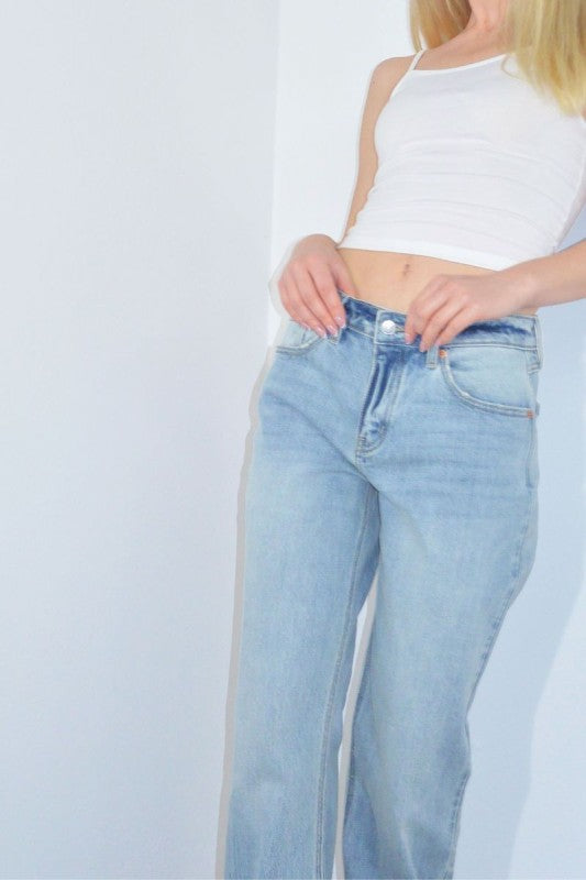 AT1024HFLM Mid Rise Holly Flare Jeans - Sleekdenim.com