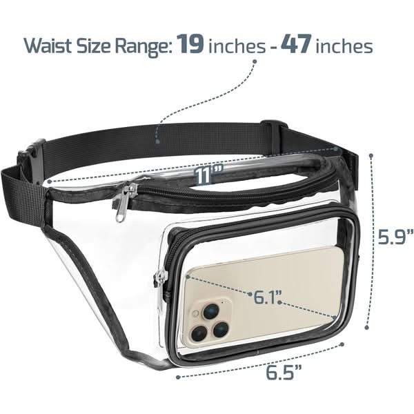 Clear Fanny Pack - Sleekdenim.com