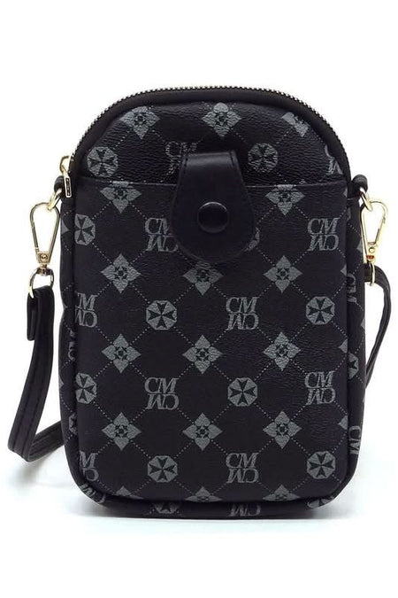 CM Monogram Mini Crossbody Bag Cell Phone Purse - Sleekdenim.com