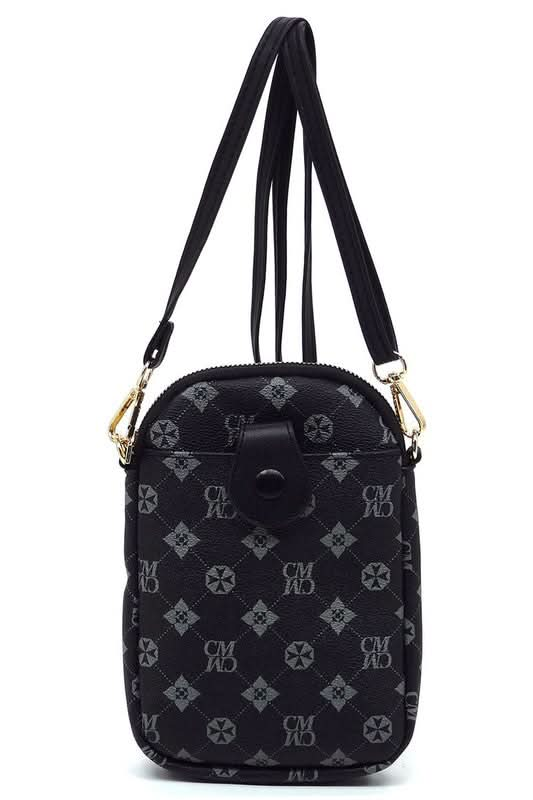 CM Monogram Mini Crossbody Bag Cell Phone Purse - Sleekdenim.com