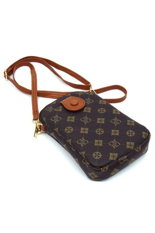 CM Monogram Mini Crossbody Bag Cell Phone Purse - Sleekdenim.com