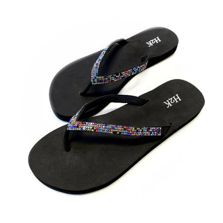 Color Your Day Flip Flops - Sleekdenim.com