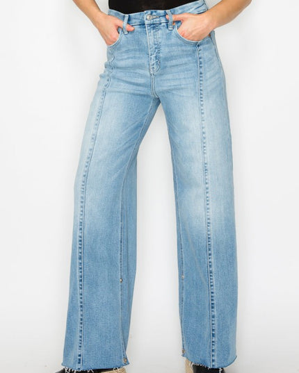 AT2078WDLT INSEAM TRANSFORM WIDE LEG JEANS - Sleekdenim.com