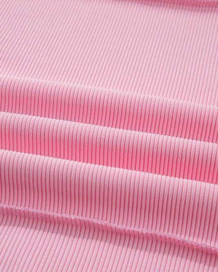 Ribbed Exposed Seam Drop Shoulder Pullover - Sleekdenim.com