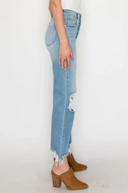 Artemis Vintage AT1120WDM - Ultra High Rise Modern Wide Jeans – Vi - Sleekdenim.com