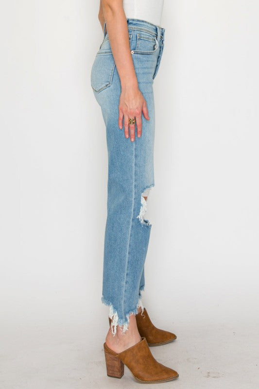 AT1120WDM - Ultra High Rise Modern Wide Jeans – Vi - Sleekdenim.com