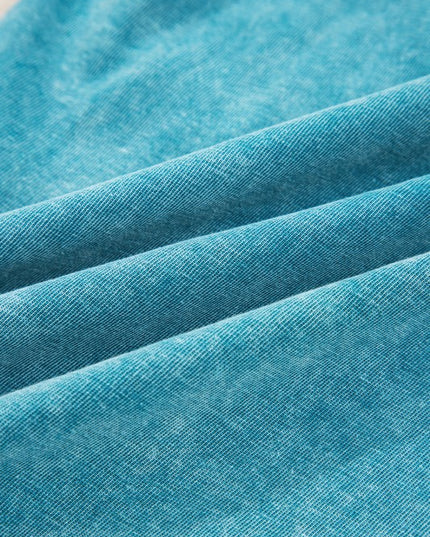 Mineral Wash High Waist Raw Hem Pants - Sleekdenim.com