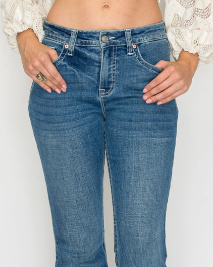 AT2106BTMT - TUMMY CONTROL HIGH RISE SLIM FLARE JE - Sleekdenim.com