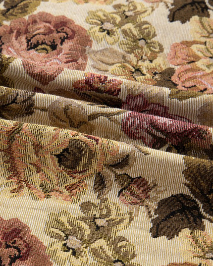 Floral Waffle Knit Patchwork Chest Pocket Buttoned - Sleekdenim.com