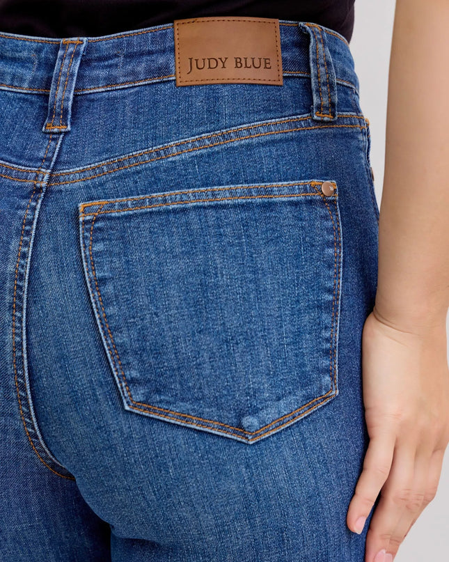 Judy Blue High Waist Tummy Control Straight Jeans - Sleekdenim.com