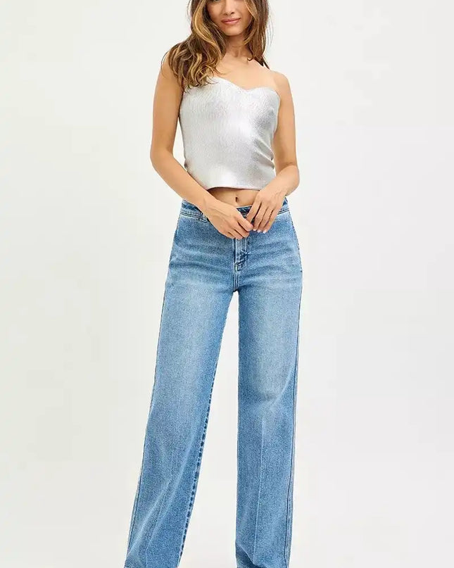 RISEN Slouchy Straight Jeans - Sleekdenim.com