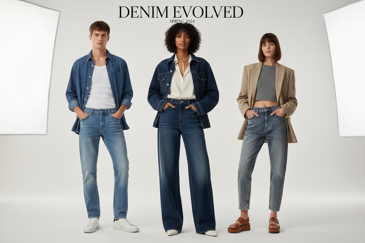 4 wat stretch risen jeans