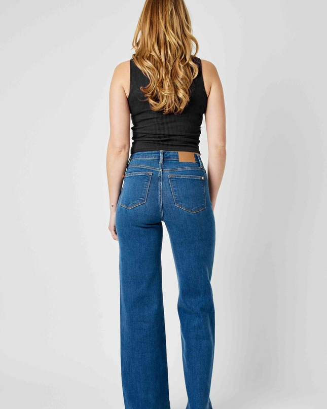 Judy Blue High Waist Vintage Wide Leg Denim 82553