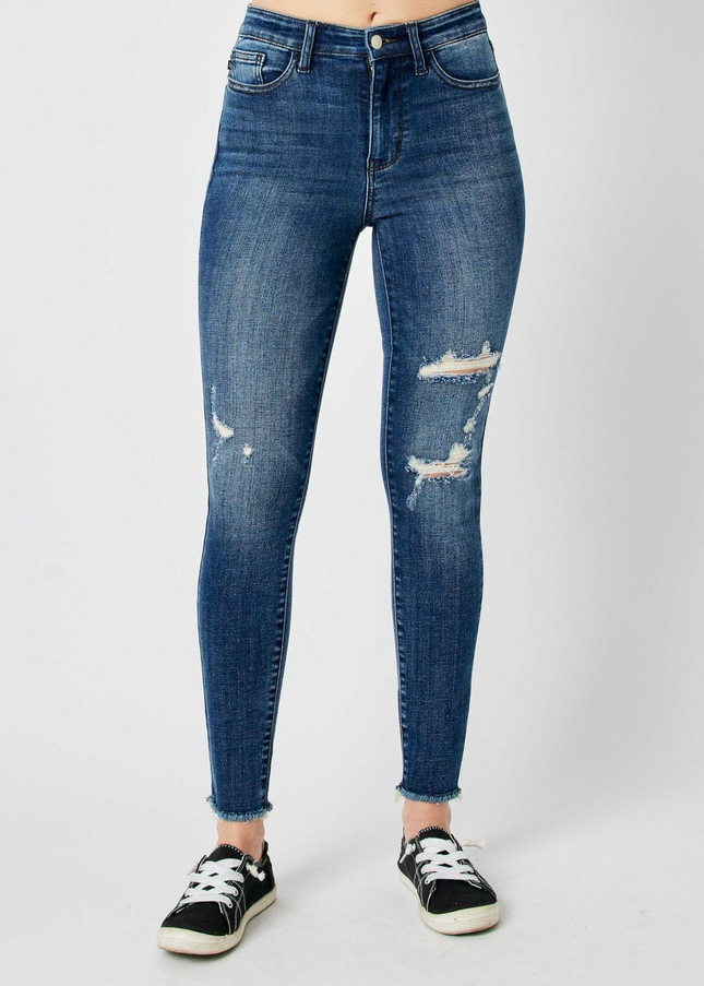 Judy Blue High Waist Destroy Skinny Denim Jeans 82581