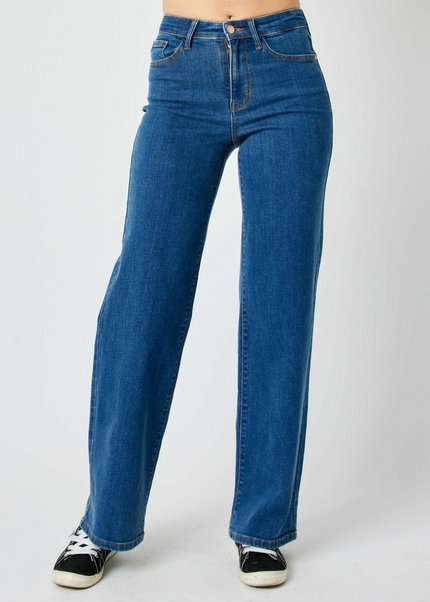Judy Blue High Waist Vintage Wide Leg Denim 82553