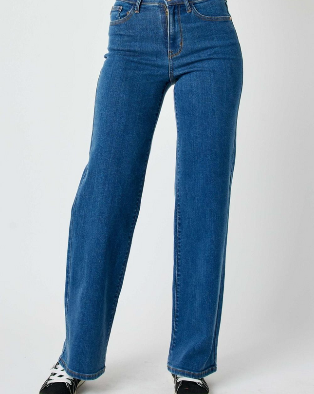 Judy Blue High Waist Vintage Wide Leg Denim 82553