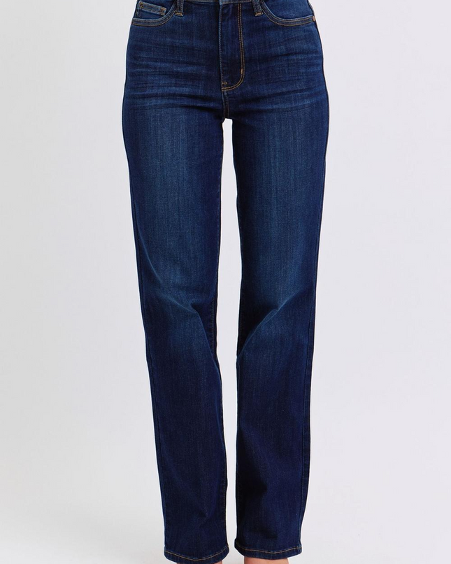 Judy Blue High Waist Straight Denim Jeans 82627 - Sleekdenim.com