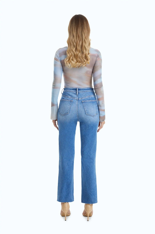 Bayeas Butt Lifting Distressed Jeans - Plus Size - Sleekdenim.com
