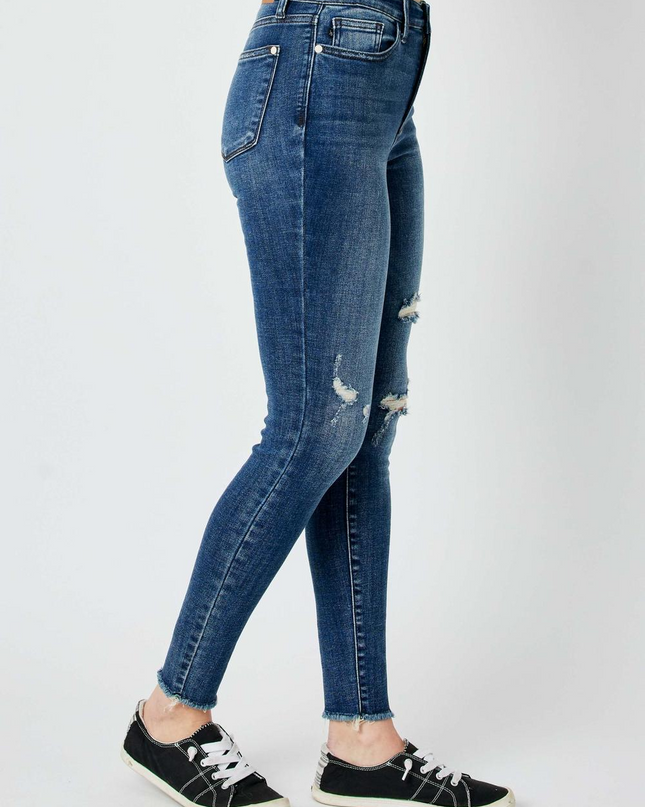 Judy Blue High Waist Destroy Skinny Denim Jeans 82581