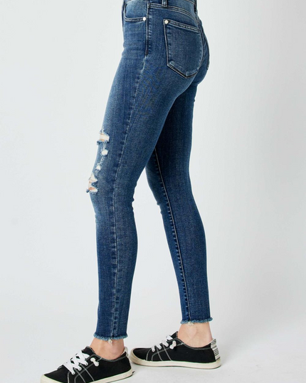 Judy Blue High Waist Destroy Skinny Denim Jeans 82581