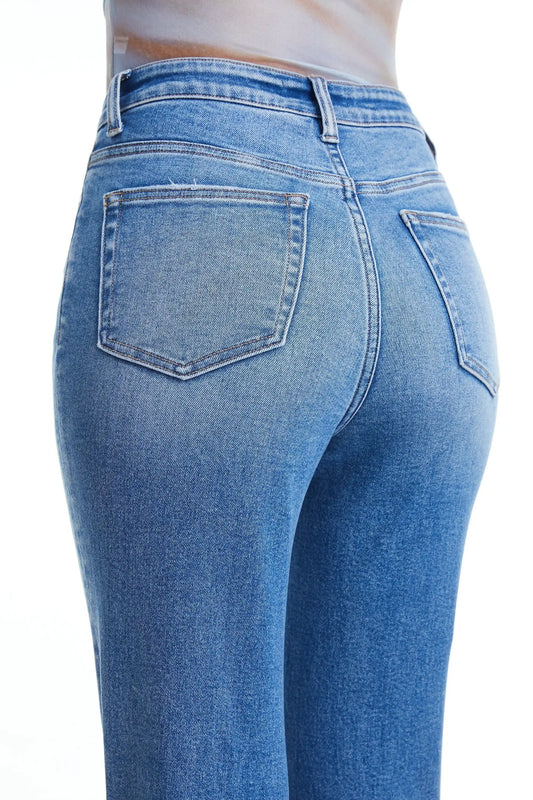 Bayeas Butt Lifting Distressed Jeans - Plus Size - Sleekdenim.com