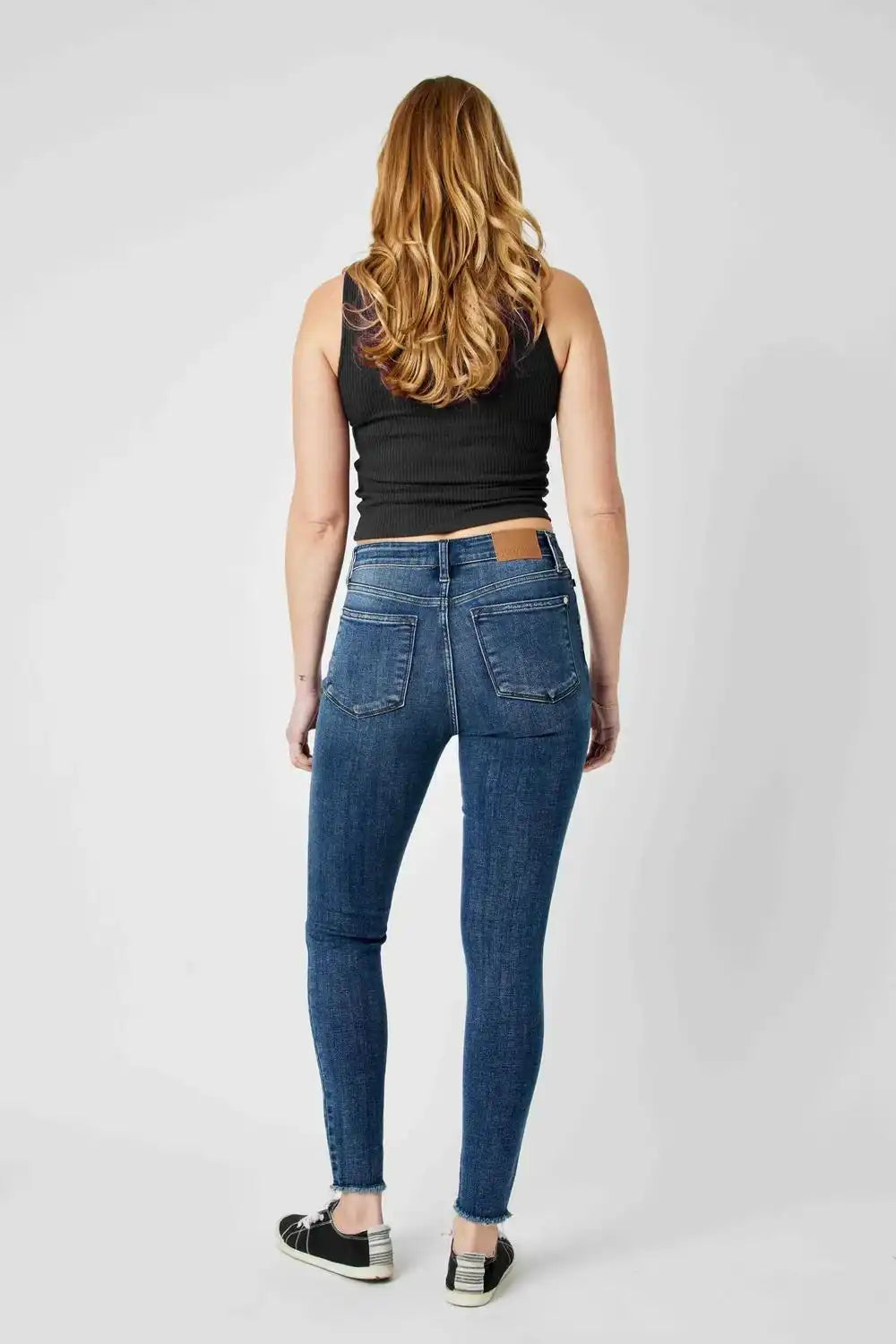 Judy Blue High Waist Destroy Skinny Denim 82581 - Sleekdenim.com