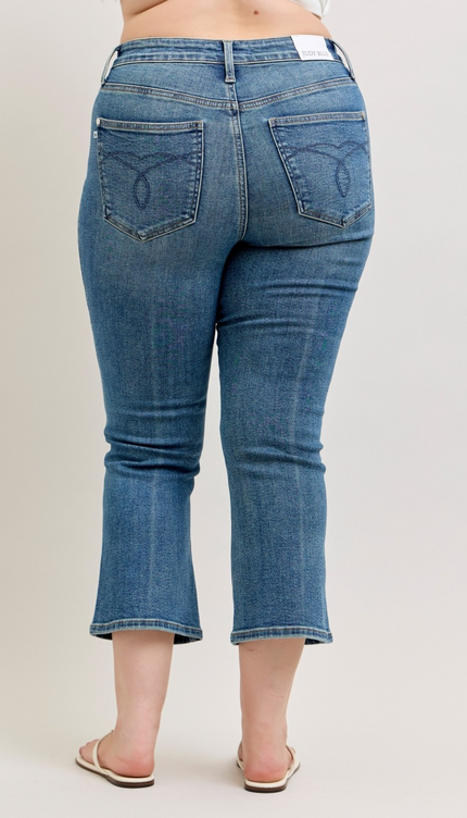 Judy Blue High Waist Tummy Control Kick Flare Jeans 881097 - 9