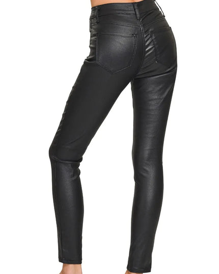 Zenana Faux Leather Stretch Skinny Pants - Sleekdenim.com