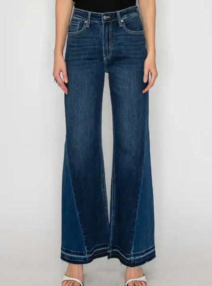 AT2005WDM - HIGH RISE FLARE JEANS - Sleekdenim.com