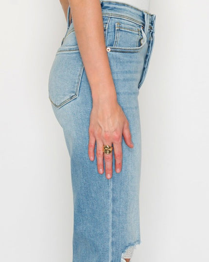 AT1120WDM - Ultra High Rise Modern Wide Jeans – Vi - Sleekdenim.com