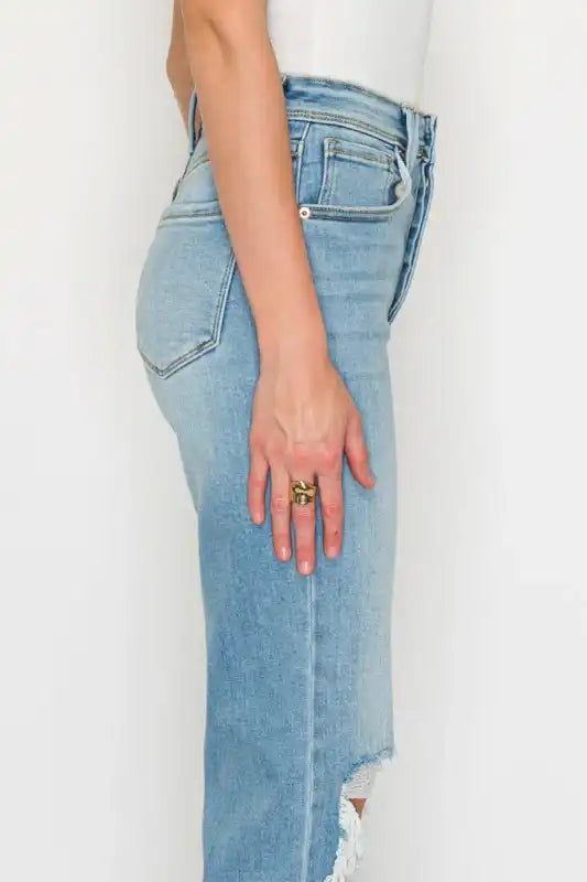 Artemis Vintage AT1120WDM - Ultra High Rise Modern Wide Jeans – Vi - Sleekdenim.com