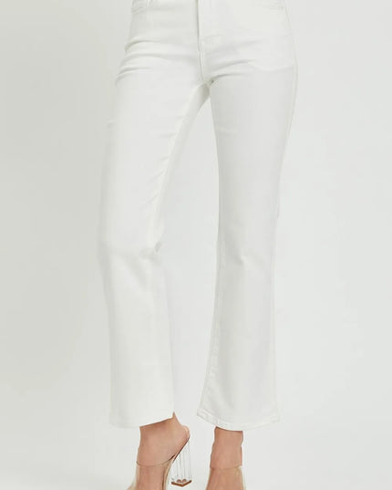 RISEN Full Size Mid Rise Jeans with Pockets - Sleekdenim.com
