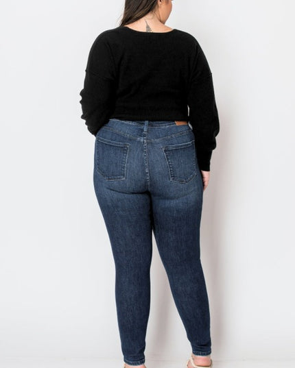 AT1041NSKDC-P Corset Plus Super Skinny Jeans - Sleekdenim.com