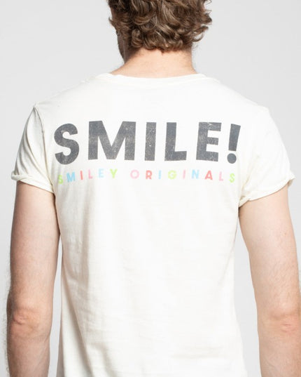 Original Smiley Vintage-Style Fitted Tee - Sleekdenim.com