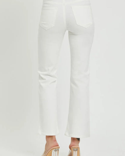 RISEN Full Size Mid Rise Jeans with Pockets - Sleekdenim.com
