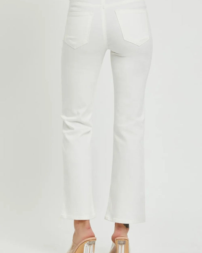 RISEN Full Size Mid Rise Jeans with Pockets - Sleekdenim.com