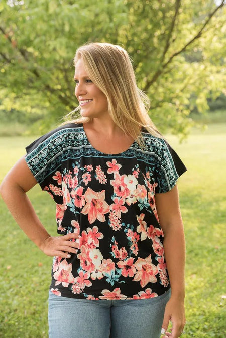 Enchanted Garden Top - Sleekdenim.com