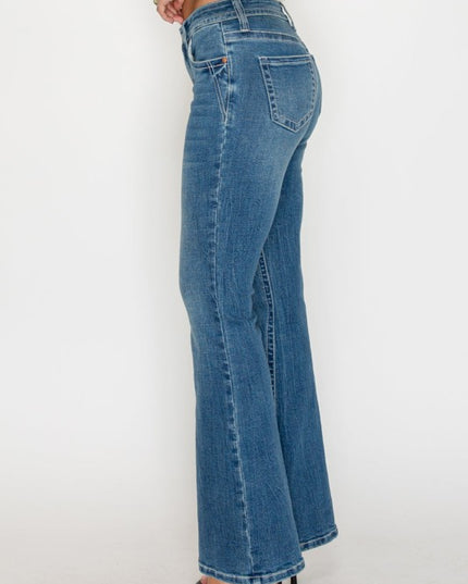 AT2106BTMT - TUMMY CONTROL HIGH RISE SLIM FLARE JE - Sleekdenim.com