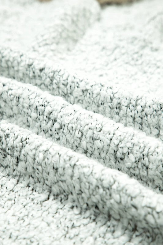 Colorblock Open Front Pocketed Cardigan - Sleekdenim.com