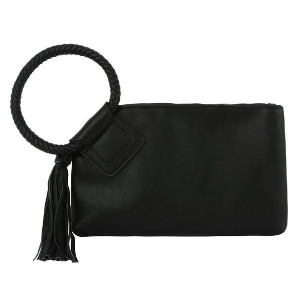 Fashion Cuff Handle Tassel Wristlet Clutch - Sleekdenim.com