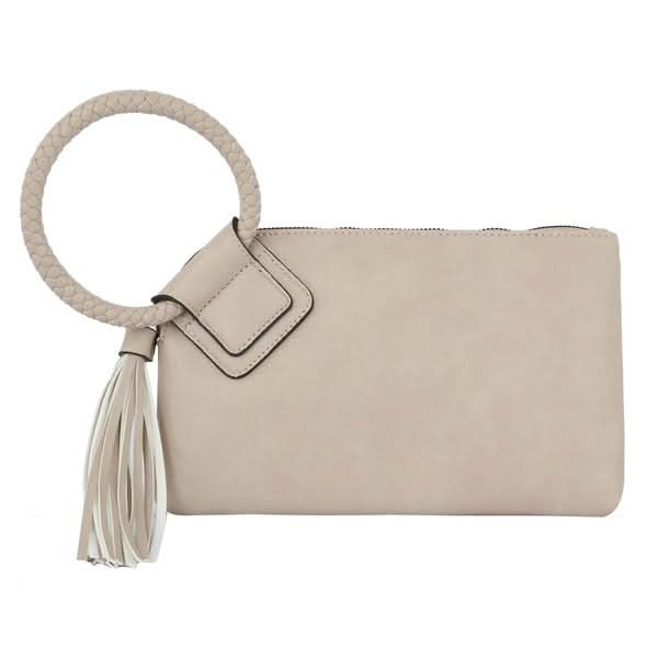 Fashion Cuff Handle Tassel Wristlet Clutch - Sleekdenim.com