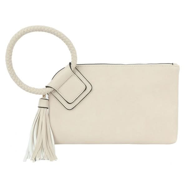 Fashion Cuff Handle Tassel Wristlet Clutch - Sleekdenim.com