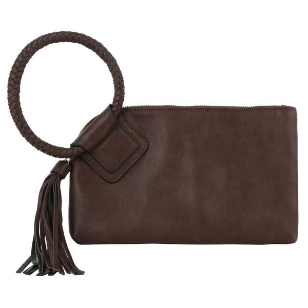 Fashion Cuff Handle Tassel Wristlet Clutch - Sleekdenim.com