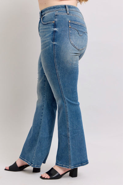 Judy Blue MR Tummy Control Vintage Wash Jeans | Sleekdenim.com