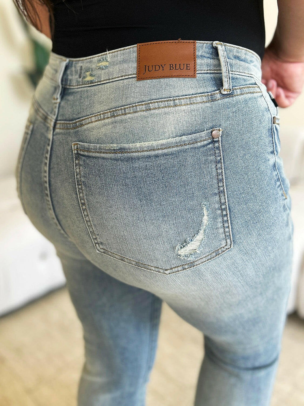 Judy Blue Full Size Mid Rise Flare Jeans | Sleekdenim.com